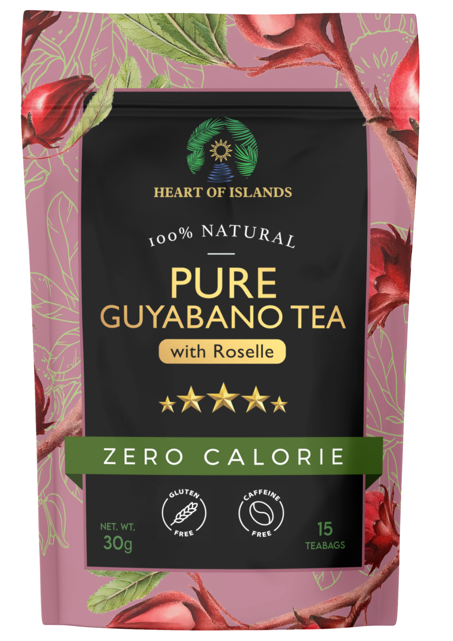 Guyabano tea with Roselle